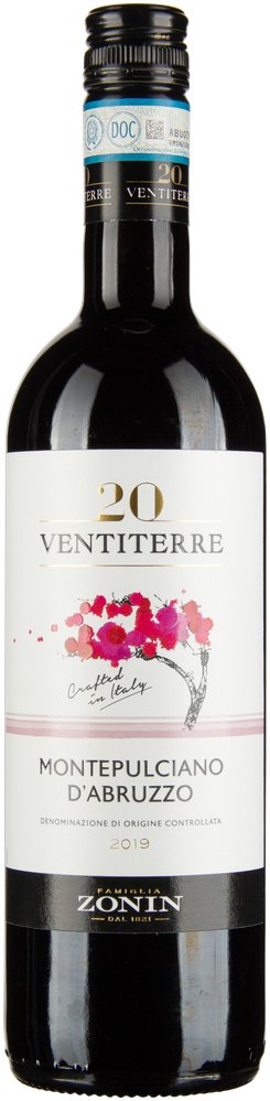 Wein aus Italien Ventiterre Montepulciano d'Abruzzo 2022 Verkaufseinheit