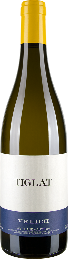 Wein aus Österreich Rarität Chardonnay Tiglat 2015 Glasflasche