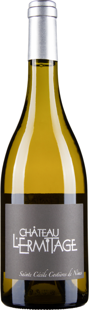 Wein aus Frankreich Costières de Nîmes Ste Cécile blanc 2023 Glasflasche
