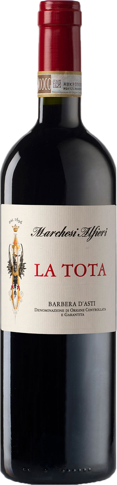 Wein aus Italien La Tota Barbera d´Asti DOCG 2021 Glasflasche