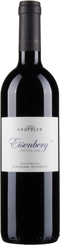 Wein aus Österreich Rarität Blaufränkisch Spätfüllung Eisenberg DAC 2019 Glasflasche