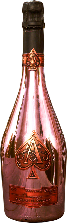 Ace of Spades Brut Rosé Velvet Bag